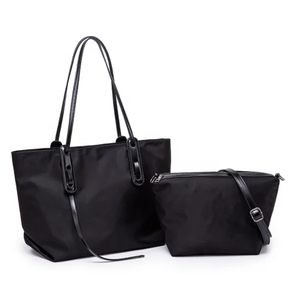 

New Casual Shoulder Large Capacity Handbags For Women Ladies 2 Piece Tote Bag Set