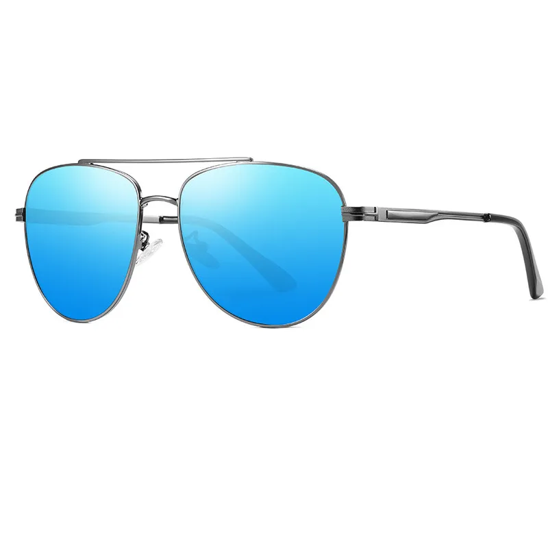 

Shades Sun Glasses 2021 Trendy Metal Frame Sunglass Polarized Men Sunglasses, Picture shown