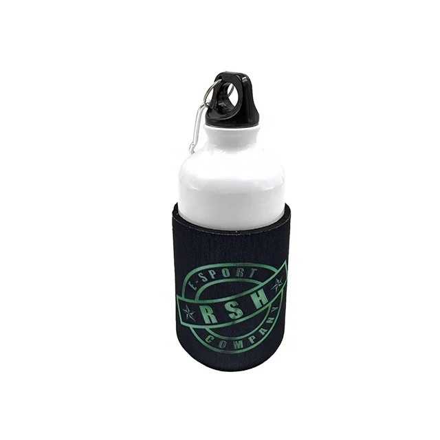 

Wholesale Neoprene Beer Holder Can Cooler Slap Can Cooler With Bottom, Black