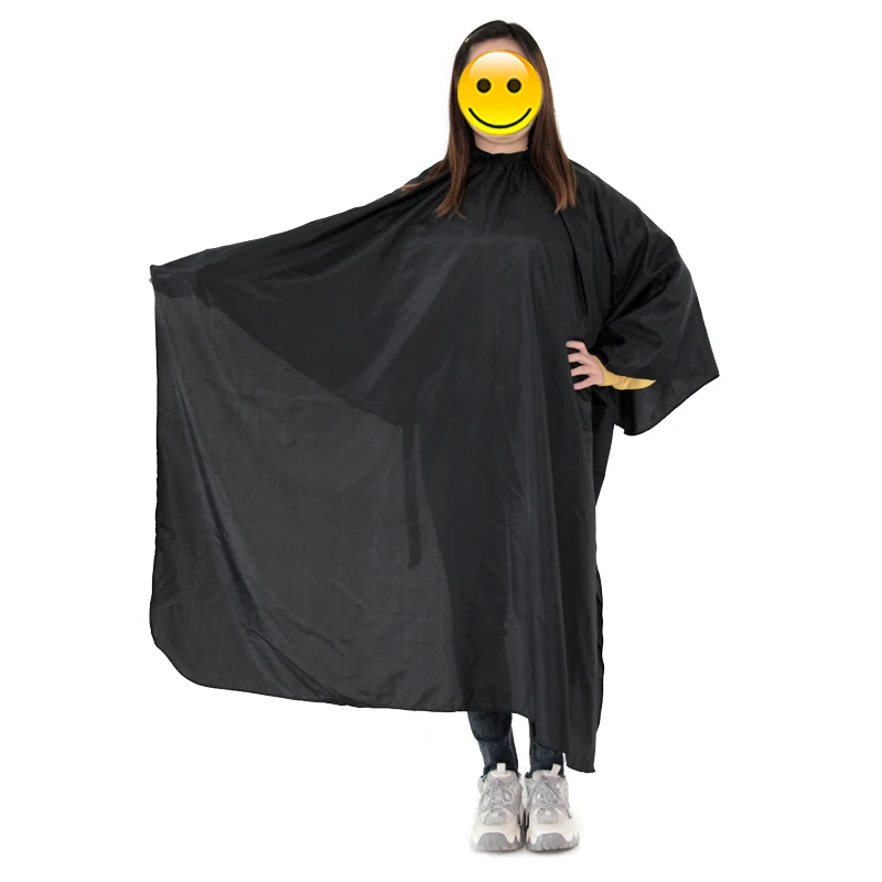 

Hot sale fashion custom barbershop hair cutting black cuttiing capes, Customized