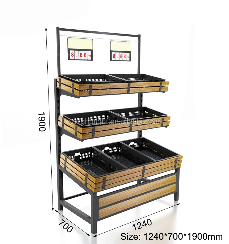 無料で整理されたdiyスーパーマーケット木製ラック野菜と果物の陳列棚 Buy 野菜や果物 果物と野菜のディスプレイスタンド フルーツ野菜スタンドデザイン Product On Alibaba Com