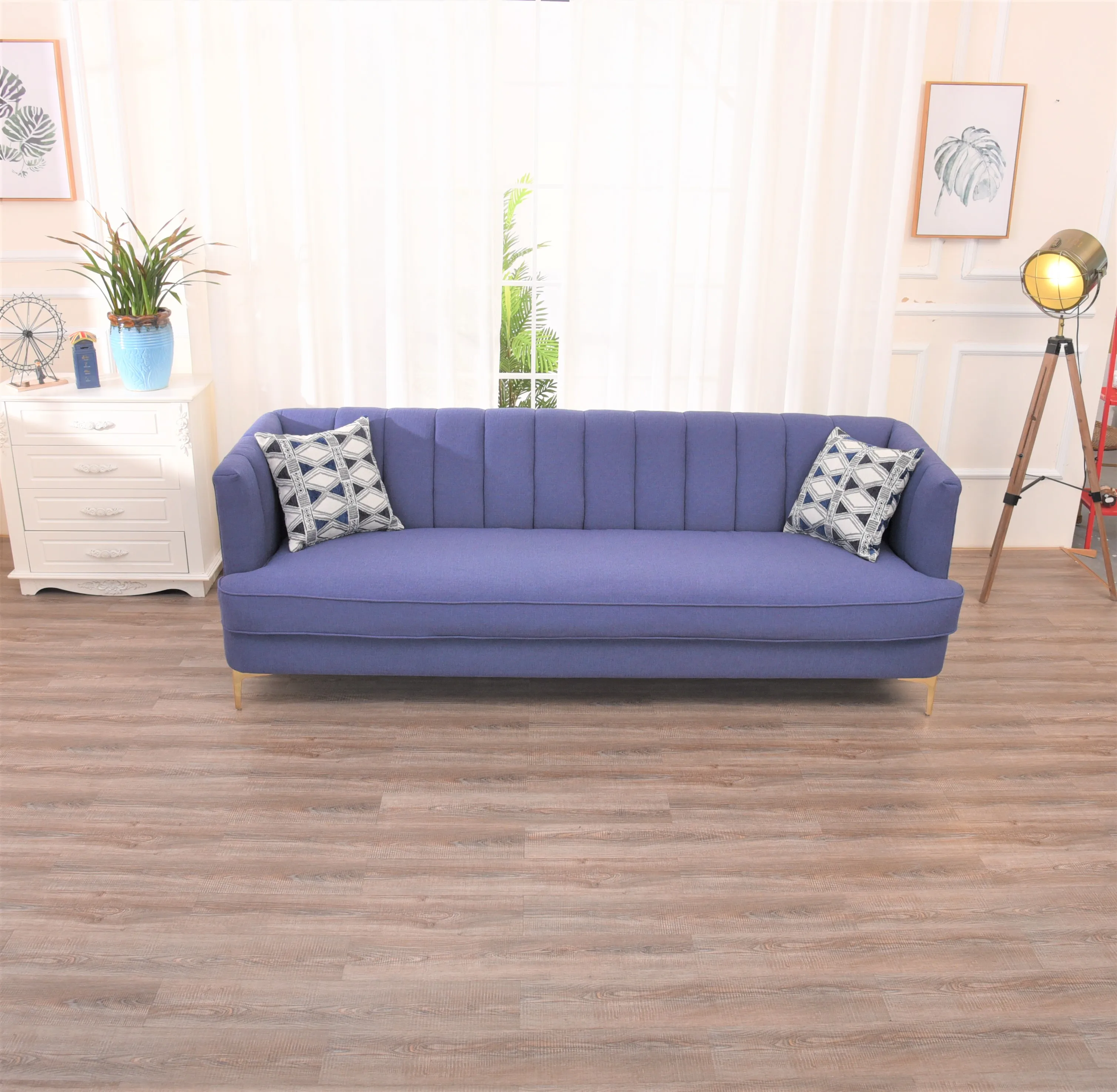 
Home2020 design Purple 3 seater sofa couch Furniture modern MF 1877 