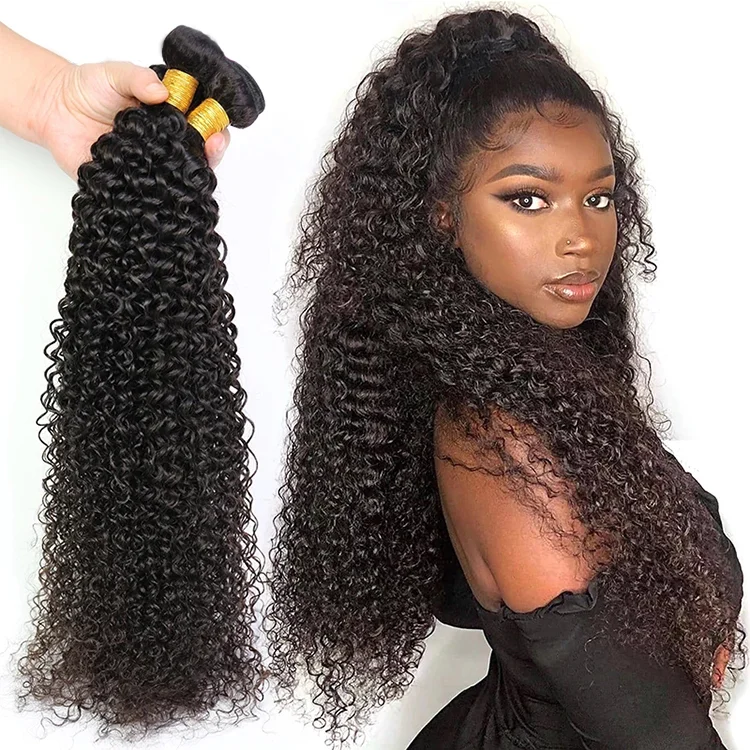 

Cuticle aligned 100% virgin human hair, 10a grade Brazilian afro kinky curly hair, mink human hair weave bundles