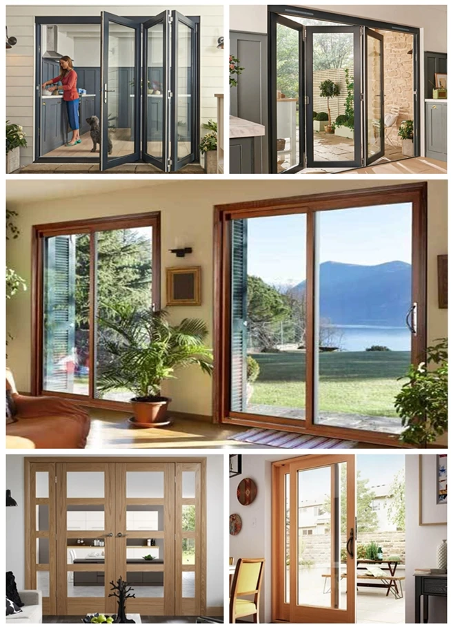 New design aluminium doors window types of aluminum doors sliding folding door