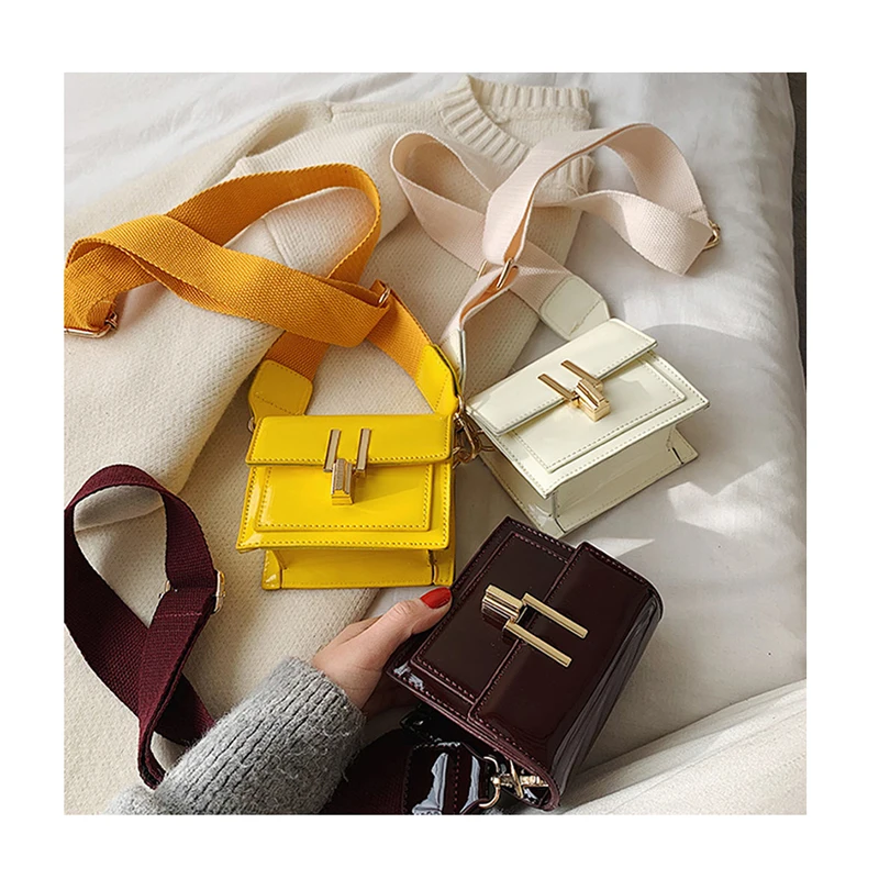 

Luxury Mini Flap Bags Brand Keys Purses Handbags 2020 Women Designer Small Shoulder Crossbody Bags Female Patent Leather Totes