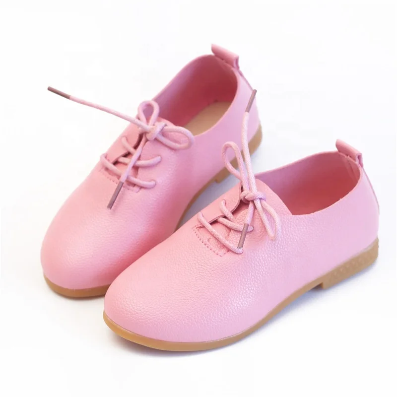 

New fashion 2022 lace-up slip-on toddler kids soft-sole casual leather shoes sneakers for girls, Leopard as picture