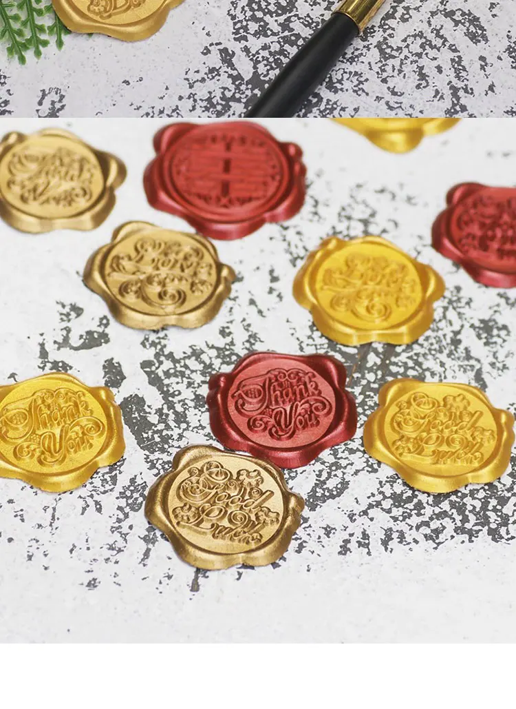 High Quality Flexible Red Wax Seal Stickers/custom Logo Self Adhesive Wax Seal Sticker For