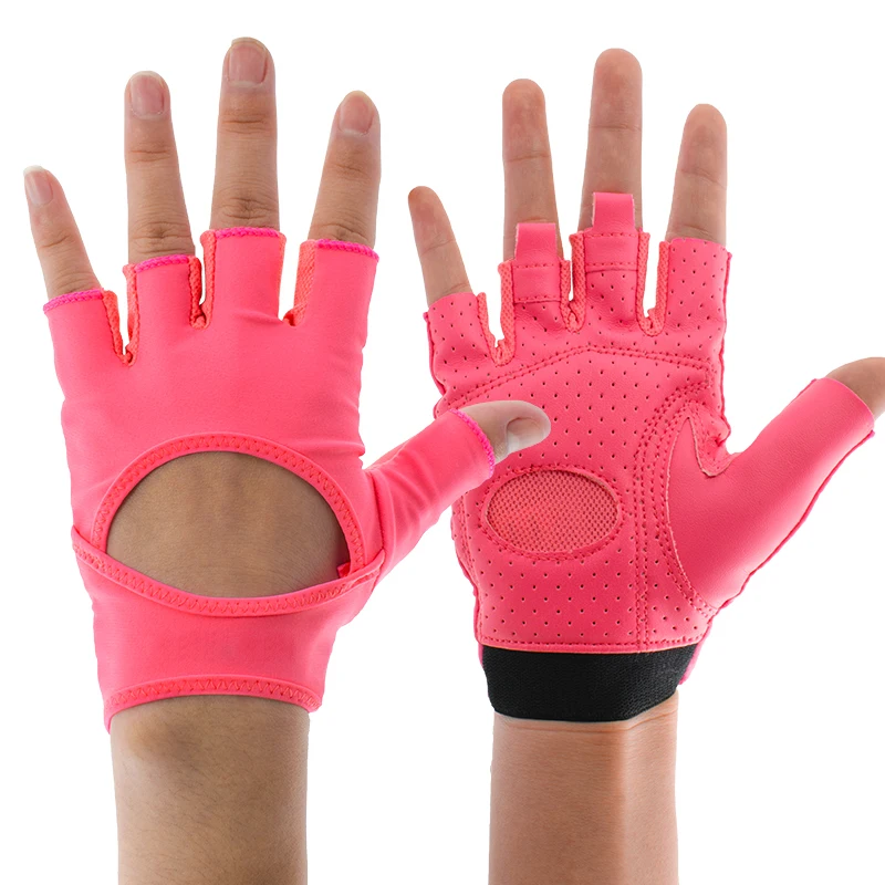 

ODM Gel padding Breathable great fit woman Sports Training Workout Body building Gym Gloves custom design factory, Black/pink