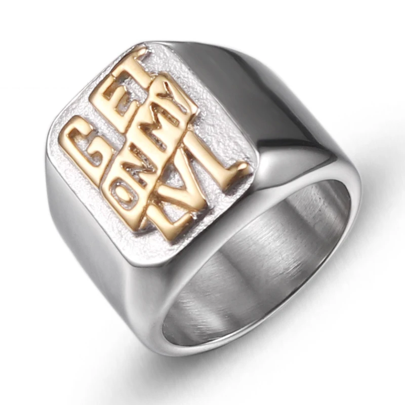 

HY149 European and American fashion glossy titanium steel ring, simple personality stainless steel ring for men