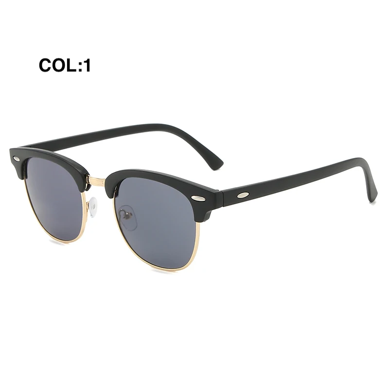 

club master sunglasses men sunglasses metal retro mirrored sunglasses, Custom color