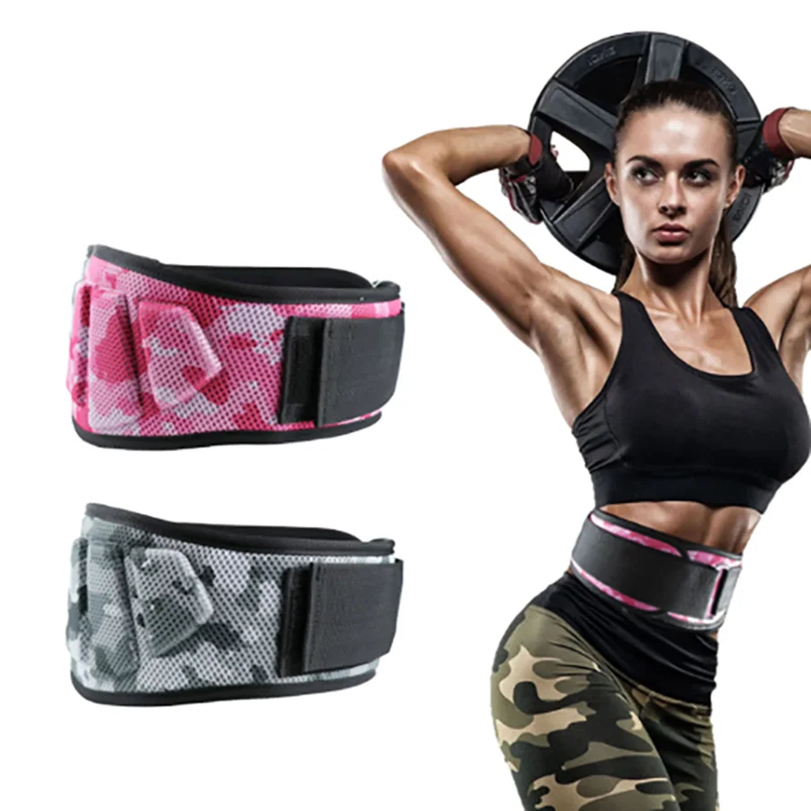 

Hot Selling Black sports waist belt neoprene for body building training slimming waist support