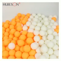 

HUIESON 50pcs/bag OEM New Material ABS Plastic Custom Printing Logo Cheap 1 2 Stars 40+ Training Ping Pong Table Tennis Ball