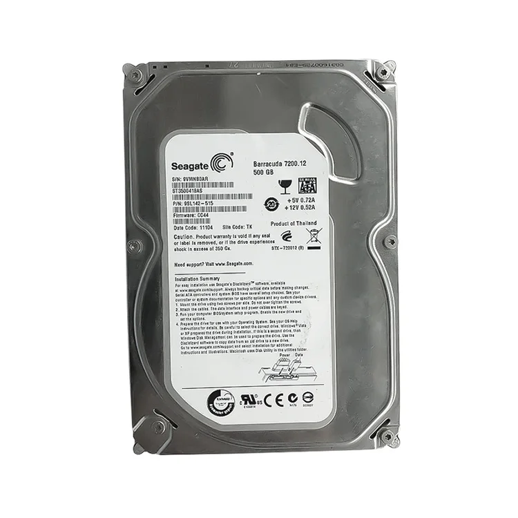 

Advanced Hard Disk 500Gb Sata 3.5Inch no external power supply Refurbished Hard Drive 500Gb For Seagate