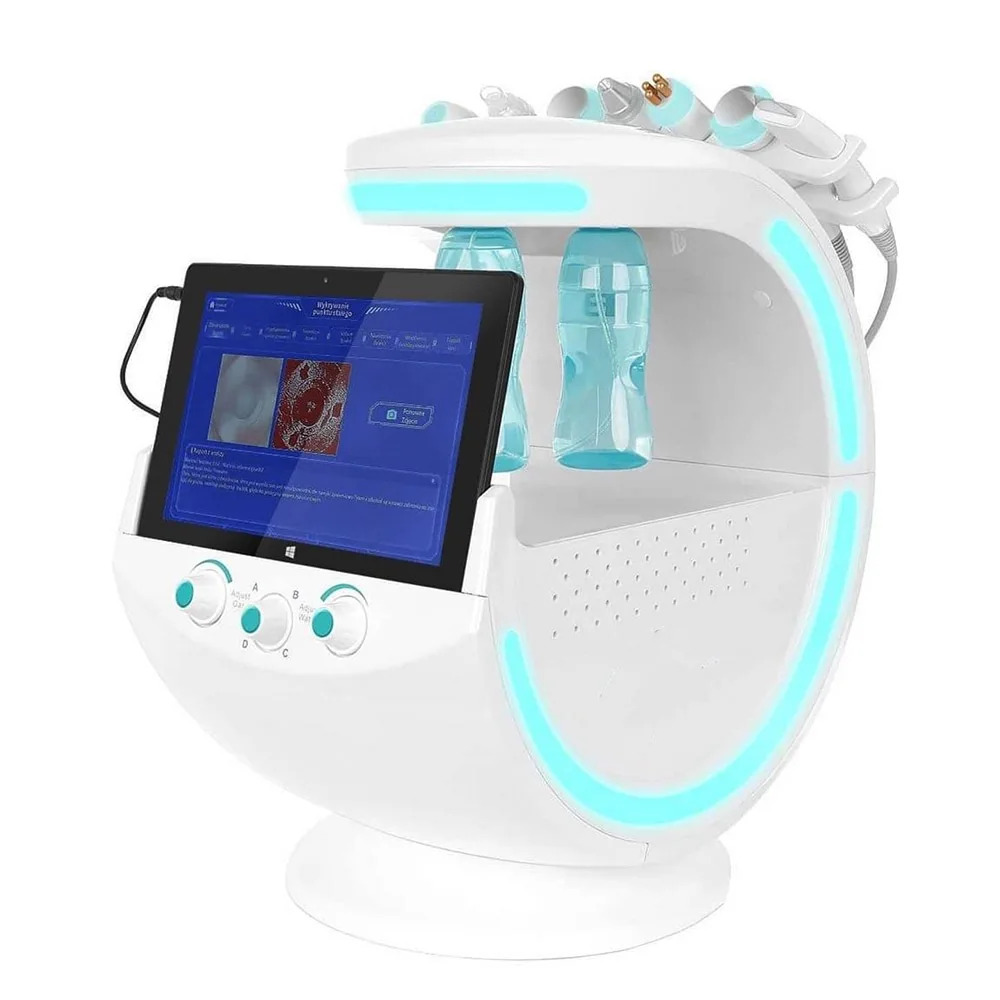 

YanYi Hydrafacials 7 in 1 machine Dermabration Facial H2O2 Machine skin analyzer