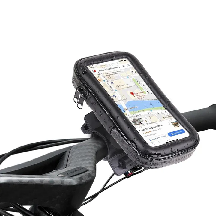 

Bicycle Cell Phone Holder Waterproof 360 Degree Rotating Weather Resistant Bike Bag Bike Phone Holder