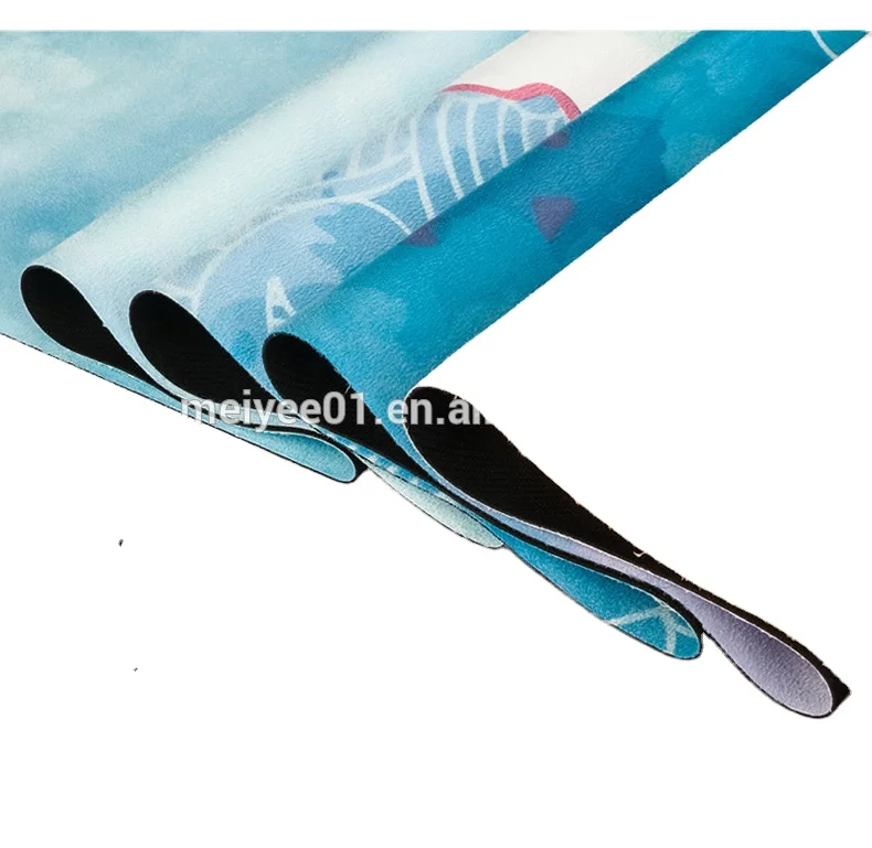 
Durable Non-slip Nature Rubber Yoga Mat For Yoga&Pliates Training absorb Eco-Friendly Custom Printing travel yoga mat suede 