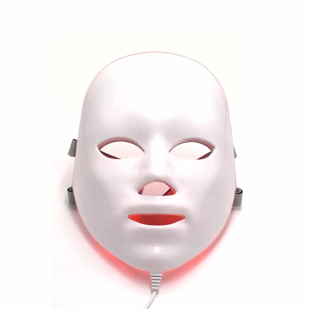 

Wholesale Custom Private Label Infrared Light Therapy Skin Rejuvenation Photon Led Face Mask Beauty Facial Led Mask, White