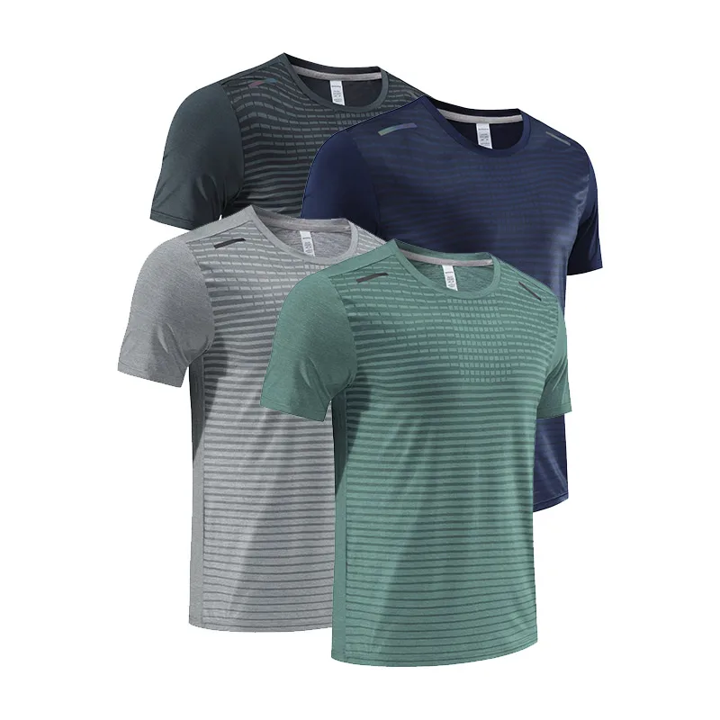 

Breathable Sportswear Men Fitness Running T Shirts Quick Drying Football Shirt Sport Men Training Top Tshirt