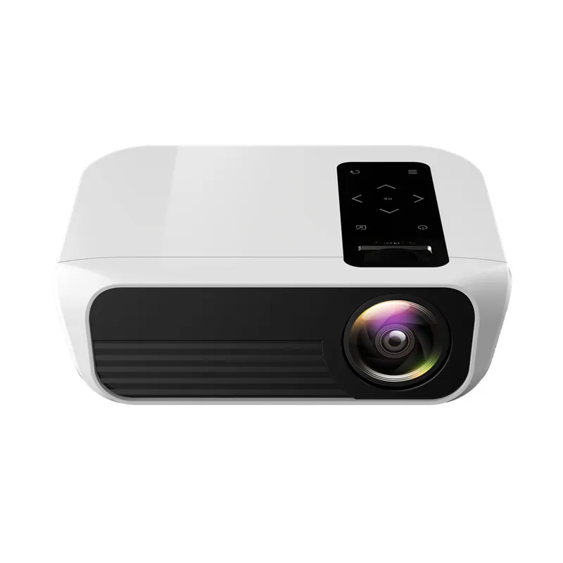 

Asher New Arrival T8 LCD 3000 Lumens Real HD 1920*1080 50-120 Inches Ultra Short Throw Mini Projector 4K