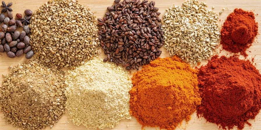 spice rack near stove