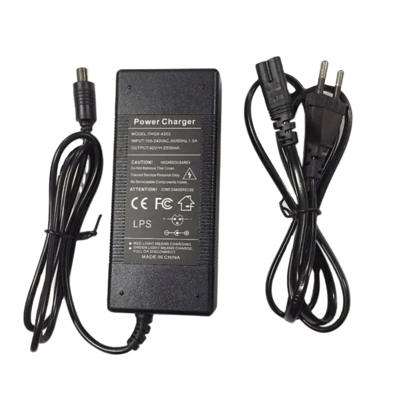 

42V 2A Power Supply Charger Eu Us Plug Battery Adapter Kit Electric Scooter For Xiaomi M365 Parts