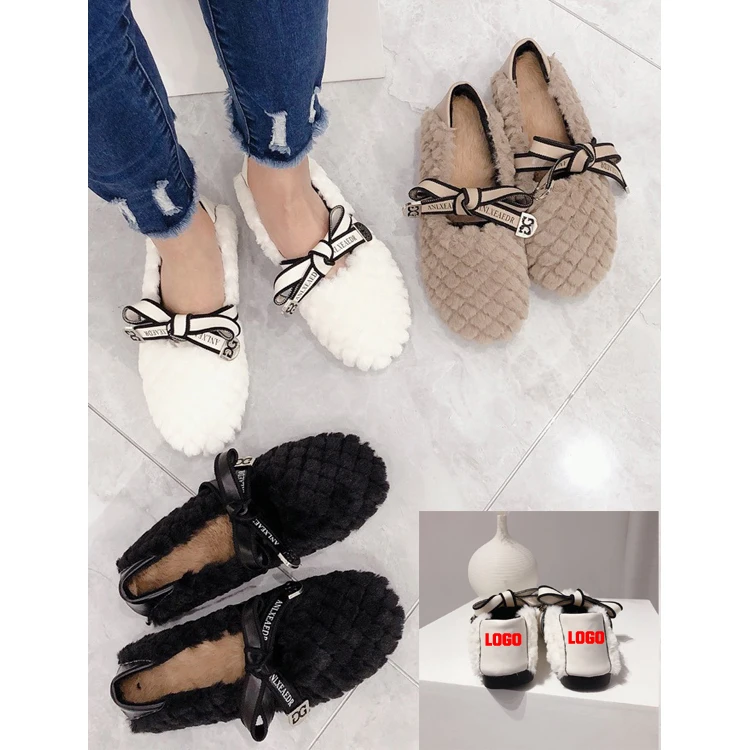 

Free Shipping Womens Faux Fur Moccasin Slippers, Indoor Outdoor Warm & Cozy House Shoes with Durable Rubber Sole, Requirement