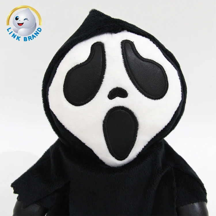 

New Design Bedtime Toys Amazing Faceless Cartoon Skeleton Plush Toy Ghost Face Plush For Surprise Gift