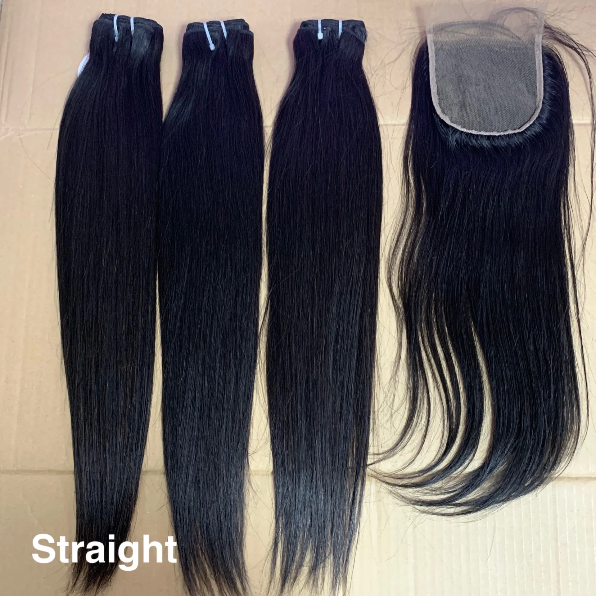 

fast shipping Best quality raw virgin cuticle aligned Human hair bundles and full lace wig with logo label, Customized color