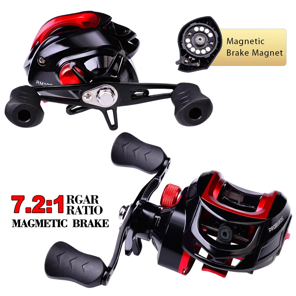 2021 New 3+1bb 7.2:1 Fishing Reel Spinning Baitcasting 10Kg Max Drag Carp Light/Right Handle Commercial Visual Fishing Gear Seat, Silver