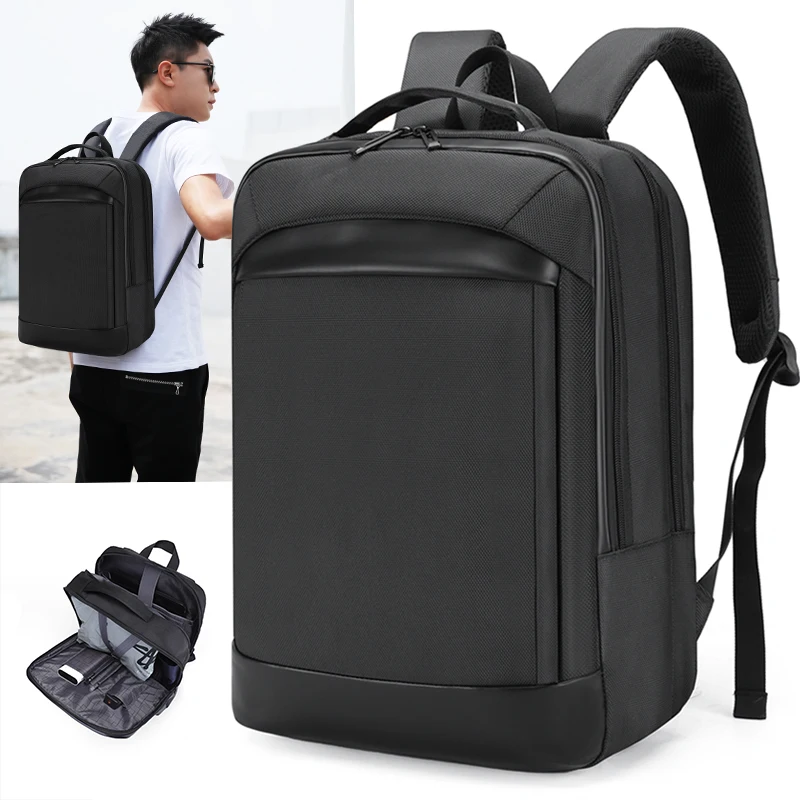 

Trendy Waterproof 1680D Business Logo Custom Notbook Computer Laptop Backpack Bag for Men