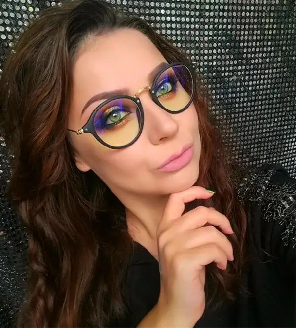 

2021 trendy Fashionable glasses optic frames optical women