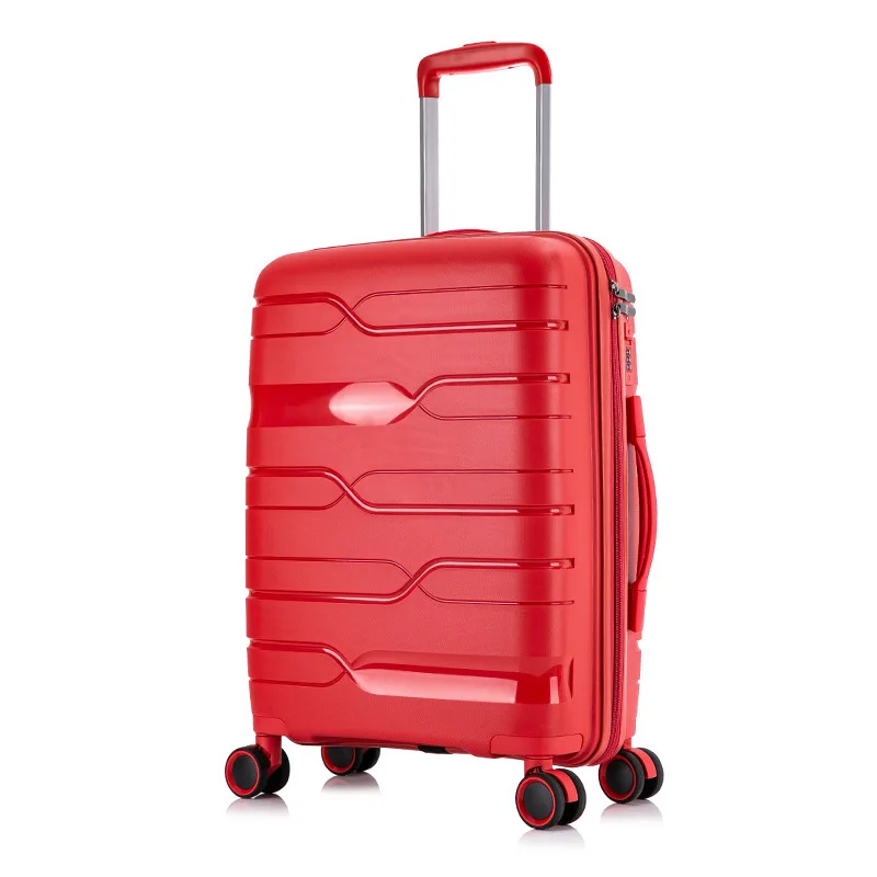 

PP Trolley Luggage 20'24'28' Inches TSA Lock waterproof weekender bag Wholesale lightweight Hard Shell Travel Suitcase, Customized color