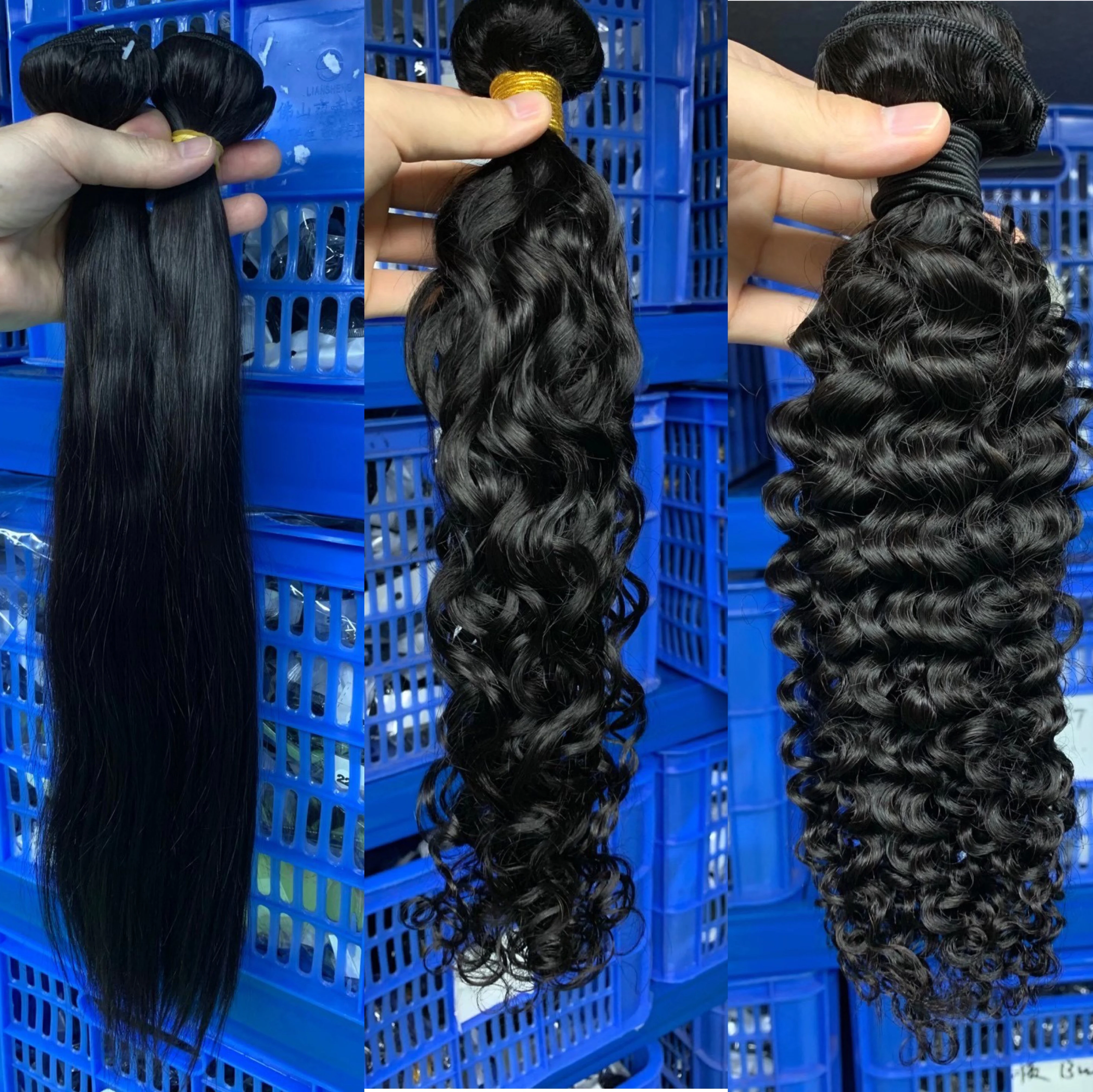 

cheap 9a grade 100% virgin brazilian hair curly deep wave hair bundle,double drawn cuticle aligned human hair bundles