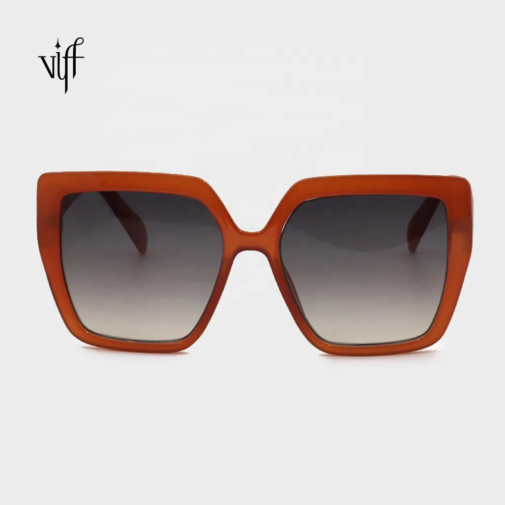 

VIFF Attractive and Durable HP20099 Square Plastic Frame Luxury Women Sunglasses