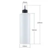 500ml beverage white plastic squeeze bottle with twist cap for sauce