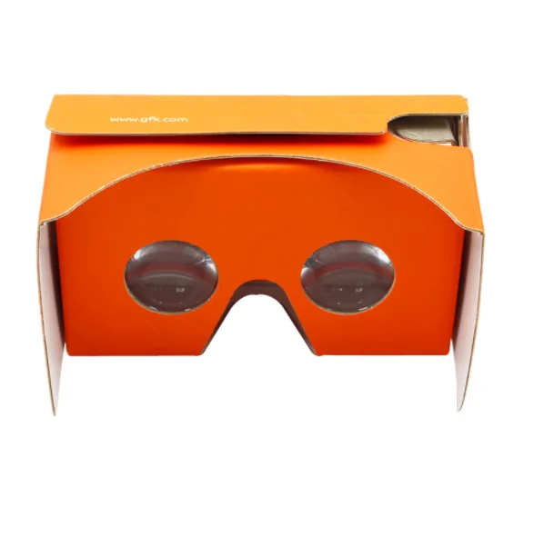 

Newly Flat Design Vr Cardboard 3d Glasses Headset,Delicate Cardboard Vr 3d Glasses, Orange