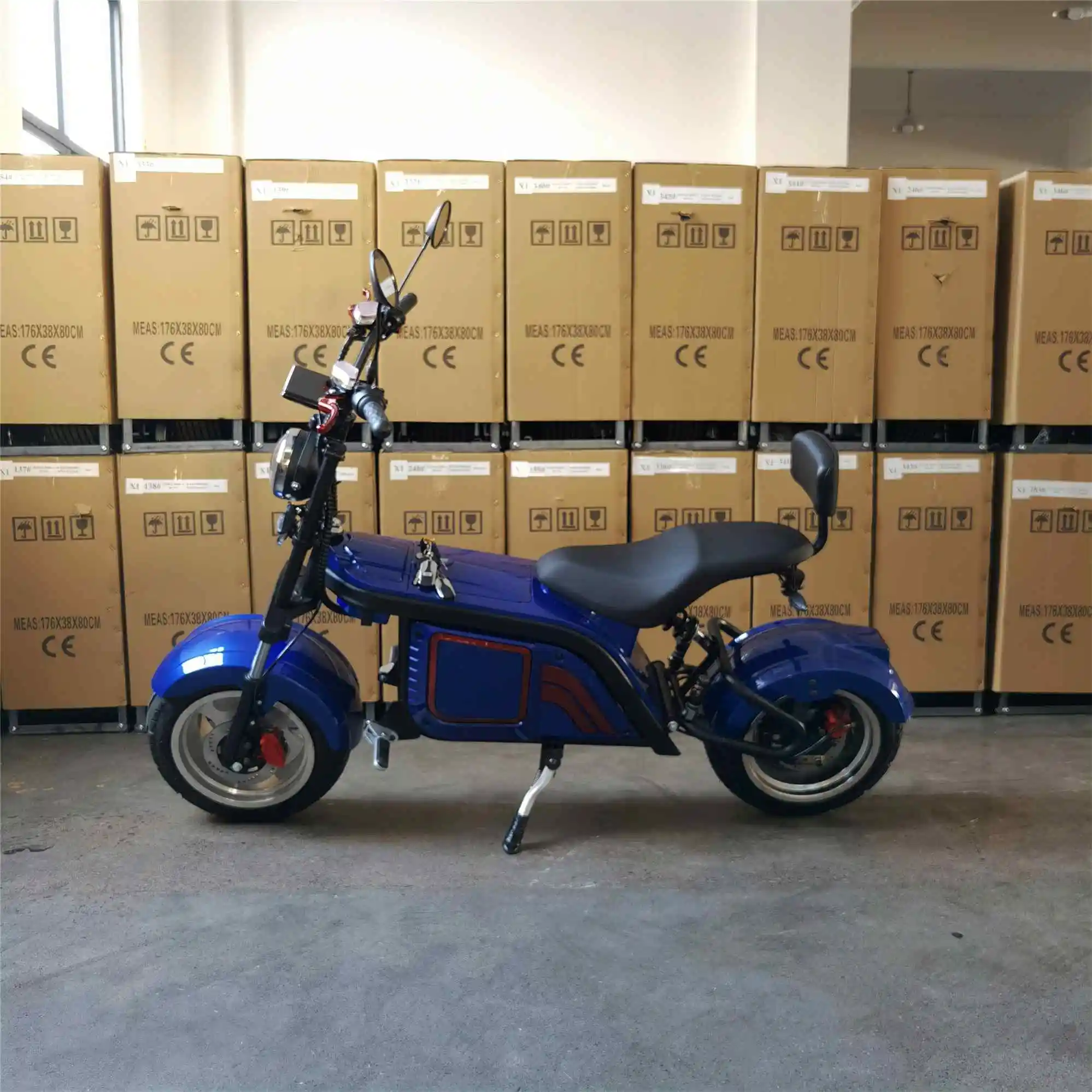 

Door To Door Holland Europe Warehouse Stock HL-3.0 1500W 20AH With EEC/COC Road Approved Certificate Electric Scooters