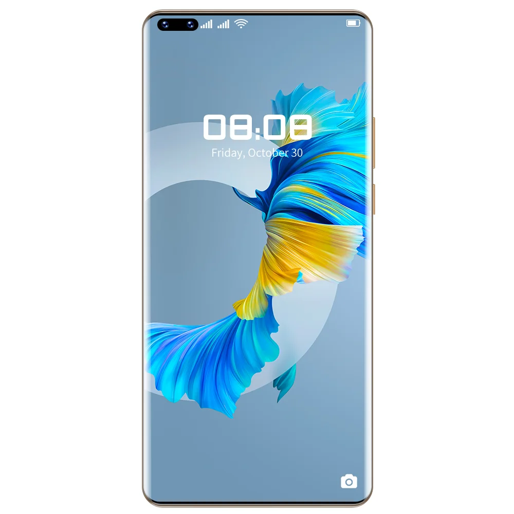 

Dropshippin New Design Mate40Pro+ 7.3 Inch With 12+512gb Large Memory Smartphone Mobile Phones With 4g/5g Dual Sim Card, Balck.golden, purple