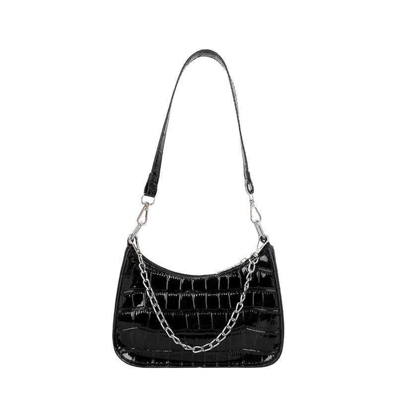 

2021 fashion ladies bag Korean designer PU simple ladies casual underarm bag woman handbag