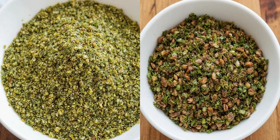 Side by side: pizza with oregano and taco with mexican oregano