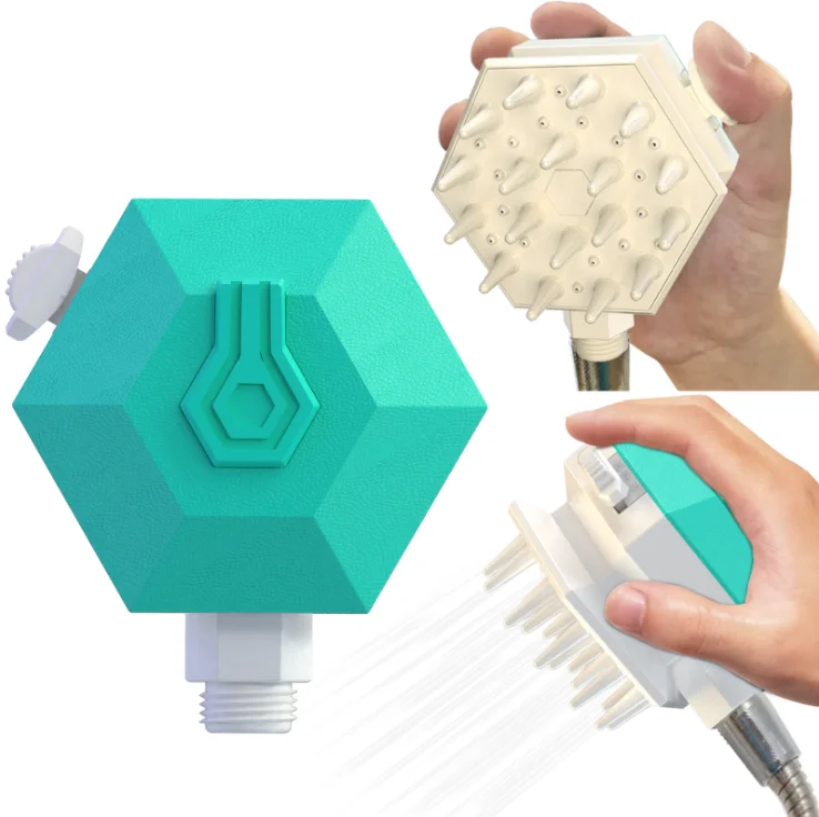 

Dog comb cleaning hair brush nozzle pet bath shower bath brush