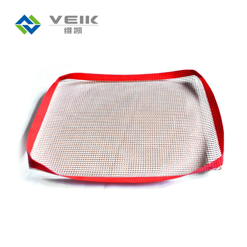 

Hot Sale Non-Stick PTFE Chips /French Fries Mesh Trays, Black brown