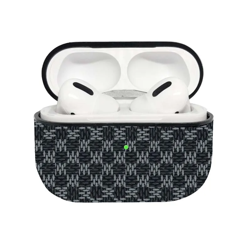 

China Products Manufacturers New Bestseller Fashion Brand Luxury Designer PU Leather Hard PC Protective Case For Airpod Pro, Customizable