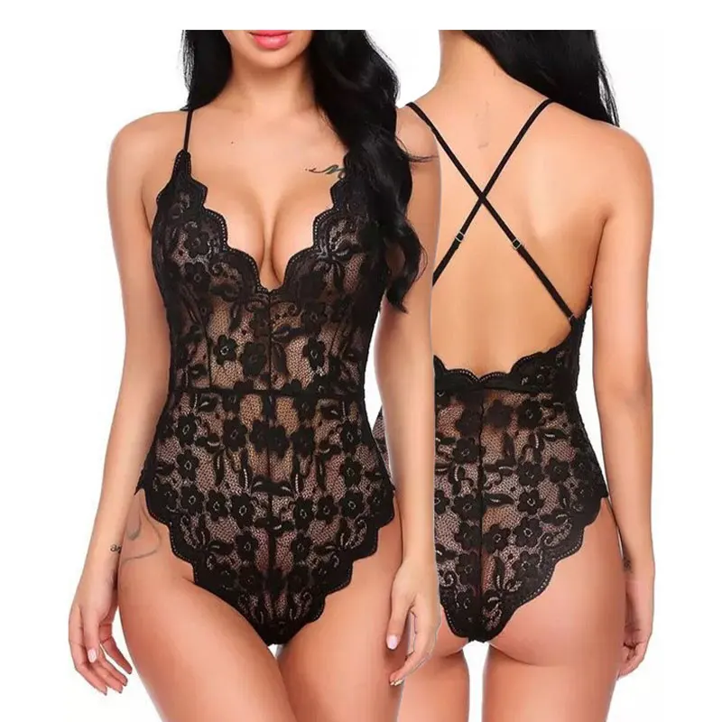 

Hot Sale Daddy Nighty Sexy, England Super Mini Bodysuit/, Black