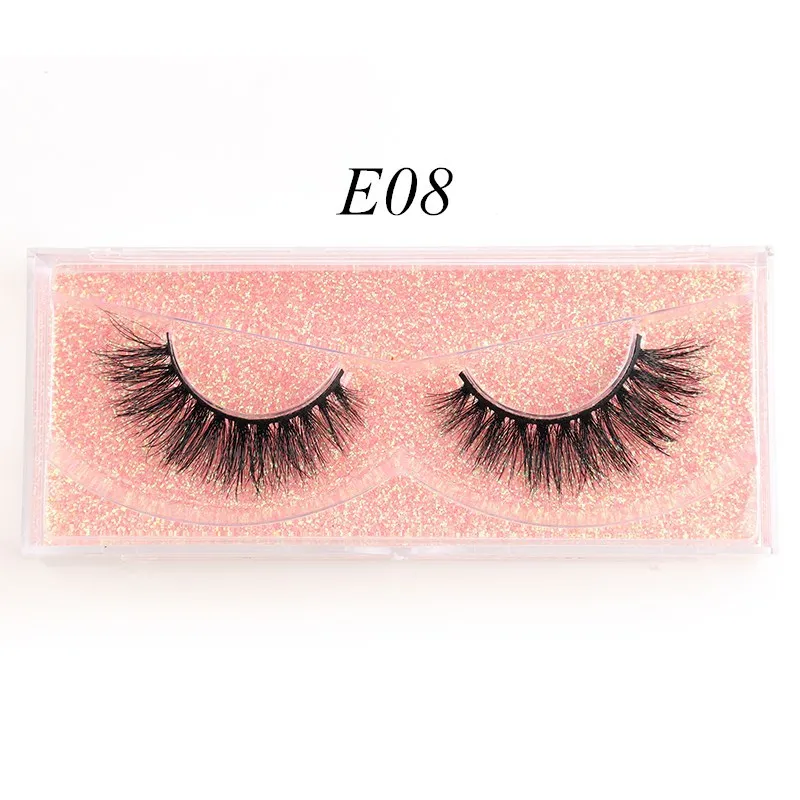 

3D Mink False Eyelashes Long Wispy Fluffy Eyelashess Extension Cruelty-free Handmade Multilayer Lash Makeup