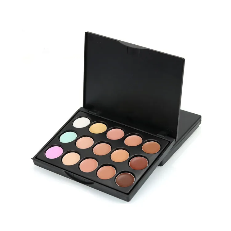 

Private Label 15 Color Lady Long Lasting Wholesale Cream Concealer palette, 15 colors
