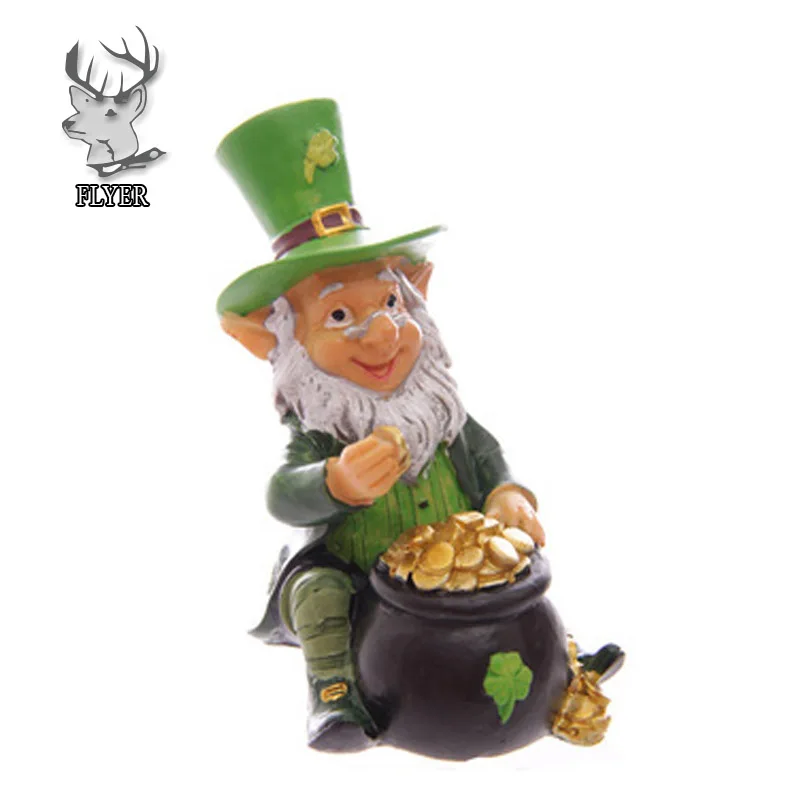 Customer Design Children Park Denoration Irish Leprechaun Statue For ...