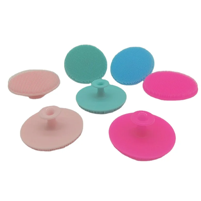 

Professional Manufacture Beauty Cosmetics Skin Care Deep Cleaning Silicon Face Cleaner Brush, Pink purple blue or custom colors