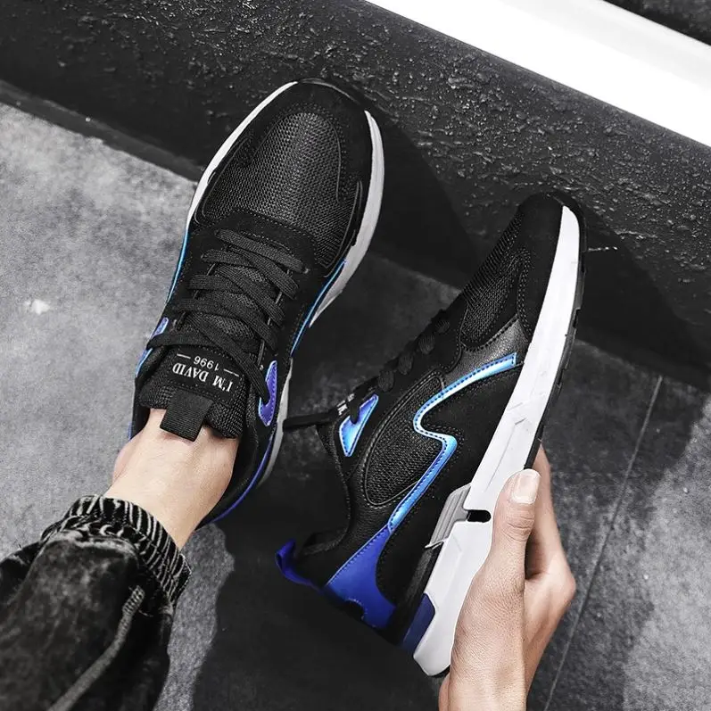 

Men Casual Shoes Light Damping Training Running Tennis Shoes Outdoor Sport Male Breathable Fashion Splicing Shoes Men Sneakers