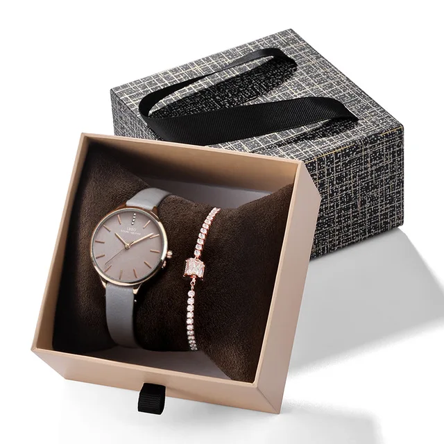 

IBSO Crystal Bracelet Watches Set Female Rose Gold Quartz Watch Luxury Women Watch Bangle Set For Valentine's Gift Dropship